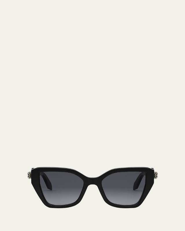 Serpenti Acetate Butterfly Sunglasses